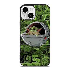BABY YODA STAR WARS COMICS iPhone 13 Mini Case Cover