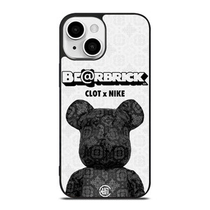 BEARBRICK CLOT X NIKE WHITE iPhone 13 Mini Case Cover BEARBRICK CLOT X NIKE WHITE iPhone 13 Mini Case Cover