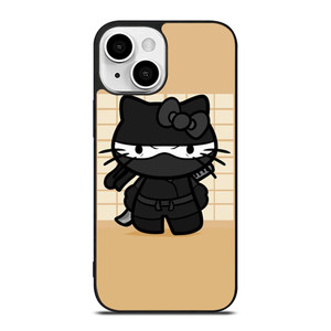 BLACK NINJA HELLO KITTY NINJA iPhone 13 Mini Case Cover