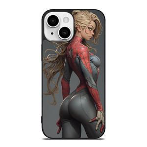 CARTOON SPIDER GIRL SEXY MARVEL COMICS iPhone 13 Mini Case Cover CARTOON SPIDER GIRL SEXY MARVEL COMICS iPhone 13 Mini Case Cover