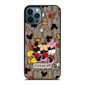 COACH MICKEY MINNIE MOUSE KISS iPhone 12 Pro Max Case Cover