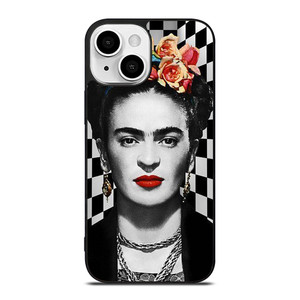 FRIDA KAHLO FACE ART iPhone 13 Mini Case Cover