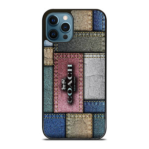 COACH NEW YORK LOGO JEANS  iPhone 12 Pro Max Case Cover