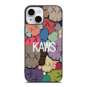 KAWS ICON FASHION FACES iPhone 13 Mini Case Cover