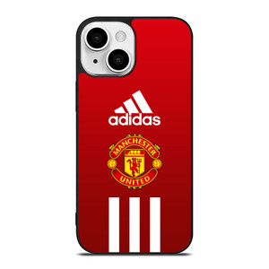 MANCHESTER UNITED FC ADIDAS STRIPES iPhone 13 Mini Case Cover