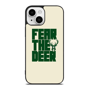 MILWAUKEE BUCKS LOGO BASKETBALL FEAR THE DEER iPhone 13 Mini Case Cover