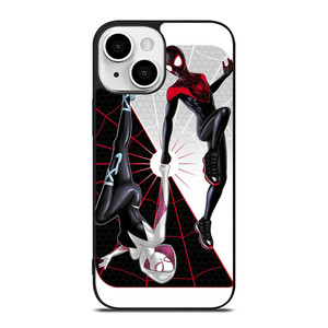 SPIDERMAN MILES MORALES SPIDER GWEN VERSE iPhone 13 Mini Case Cover