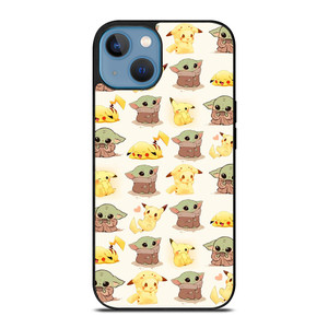 BABY YODA STAR WARS PIKACHU POKEMON iPhone 13 Case Cover