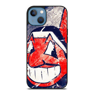 CLEVELAND INDIANS LOGO BASEBALL TEAM MLB ICON iPhone 13 Case Cover