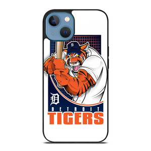 DETORIT TIGERS CLUB LOGO BASEBALL TEAM MLB ICON iPhone 13 Case Cover