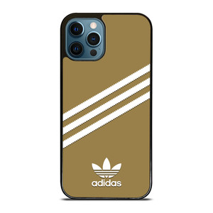 ADIDAS ORIGINALS STRIPES BEIGE iPhone 12 Pro Max Case Cover