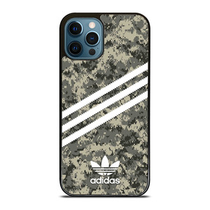 ADIDAS ORIGINALS STRIPES GREY CAMO iPhone 12 Pro Max Case Cover
