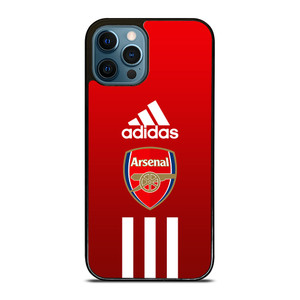 ARSENAL FC ADIDAS STRIPES iPhone 12 Pro Max Case Cover