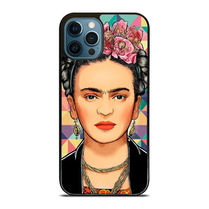 FRIDA KAHLO FACE COLORFUL ART iPhone 12 Pro Max Case Cover