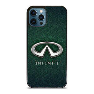 INFINITI CAR LOGO GREEN PATTERN iPhone 12 Pro Max Case Cover