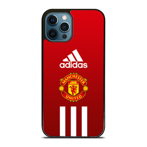 MANCHESTER UNITED FC ADIDAS STRIPES iPhone 12 Pro Max Case Cover