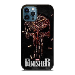 THE PUNISHER SKULL BULLET LOGO FRANK CASTLE MARVEL iPhone 12 Pro Max Case Cover