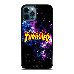 THRASHER LOGO NEBULA iPhone 12 Pro Max Case Cover