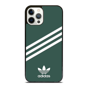 ADIDAS ORIGINALS STRIPES GREEN iPhone 12 Pro Case Cover ADIDAS ORIGINALS STRIPES GREEN iPhone 12 Pro Case Cover
