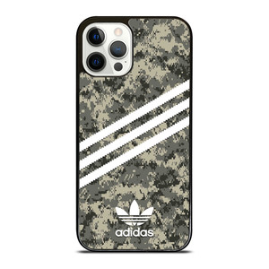 ADIDAS ORIGINALS STRIPES GREY CAMO iPhone 12 Pro Case Cover