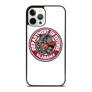 ALABAMA CRIMSON TIDE BAMA LOGO DEFENCE DEPARTMENT iPhone 12 Pro Case Cover ALABAMA CRIMSON TIDE BAMA LOGO DEFENCE DEPARTMENT iPhone 12 Pro Case Cover