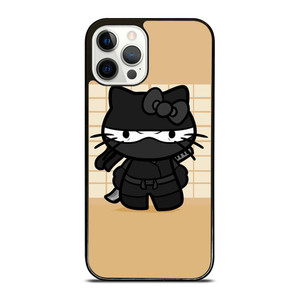 BLACK NINJA HELLO KITTY NINJA iPhone 12 Pro Case Cover