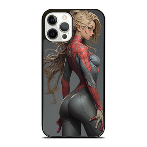 CARTOON SPIDER GIRL SEXY MARVEL COMICS iPhone 12 Pro Case Cover