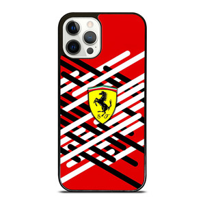 FERRARI RED LOGO NEW iPhone 12 Pro Case Cover