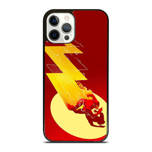 THE FLASH LOGO ART CARTOON iPhone 12 Pro Case Cover