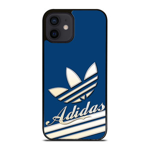 ADIDAS LOGO BLUE RETRO iPhone 12 Mini Case Cover ADIDAS LOGO BLUE RETRO iPhone 12 Mini Case Cover