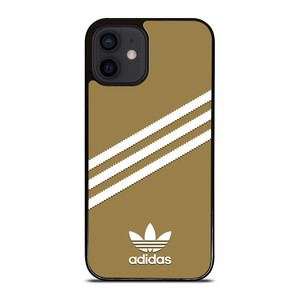 ADIDAS ORIGINALS STRIPES BEIGE iPhone 12 Mini Case Cover