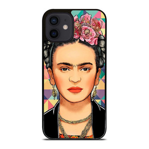 FRIDA KAHLO FACE COLORFUL ART iPhone 12 Mini Case Cover FRIDA KAHLO FACE COLORFUL ART iPhone 12 Mini Case Cover