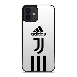 JUVENTUS FC ADIDAS STRIPES iPhone 12 Mini Case Cover JUVENTUS FC ADIDAS STRIPES iPhone 12 Mini Case Cover