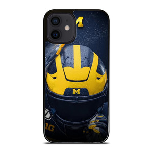 MICHIGAN WOLVERINES HELMET COLLEGE FOOTBALL TEAM iPhone 12 Mini Case Cover