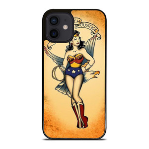 SAILOR JERRY TATTOO WONDER WOMAN iPhone 12 Mini Case Cover SAILOR JERRY TATTOO WONDER WOMAN iPhone 12 Mini Case Cover