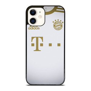 BAYERN MUNCHEN LOGO AWAY JERSEY FOOTBALL iPhone 12 Case Cover BAYERN MUNCHEN LOGO AWAY JERSEY FOOTBALL iPhone 12 Case Cover