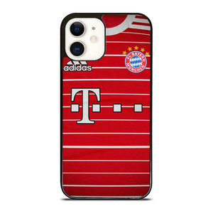 BAYERN MUNCHEN LOGO JERSEY MUNICH FOOTBALL iPhone 12 Case Cover BAYERN MUNCHEN LOGO JERSEY MUNICH FOOTBALL iPhone 12 Case Cover