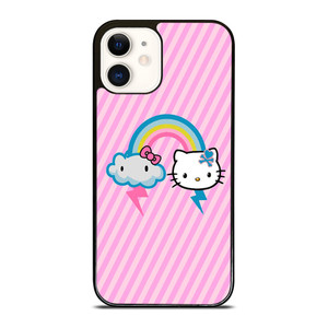 HELLO KITTY CLOUD RAINBOW iPhone 12 Case Cover
