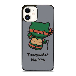 HELLO KITTY TMNT TEENAGE MUTANT NINJA KITTY iPhone 12 Case Cover