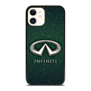 INFINITI CAR LOGO GREEN PATTERN iPhone 12 Case Cover INFINITI CAR LOGO GREEN PATTERN iPhone 12 Case Cover
