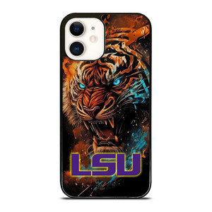 LSU TIGERS ICON LOUISIANA STATE UNIVERSITY LOGO iPhone 12 Case Cover