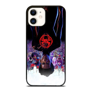 MILES MORALES SPIDERMAN ACROSS SPIDER-VERSE iPhone 12 Case Cover MILES MORALES SPIDERMAN ACROSS SPIDER-VERSE iPhone 12 Case Cover