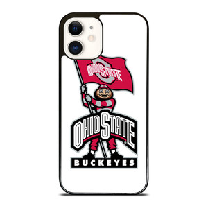 OHIO STATE BUCKEYES LOGO FOOTBALL MASKOT iPhone 12 Case Cover OHIO STATE BUCKEYES LOGO FOOTBALL MASKOT iPhone 12 Case Cover