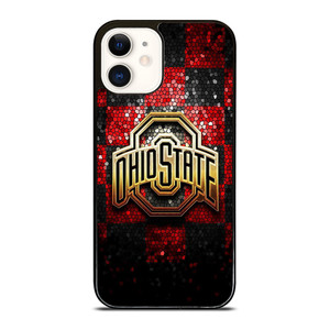 OHIO STATE LOGO FOOTBALL MOZAIC ICON iPhone 12 Case Cover