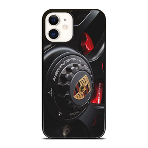 PORSCHE CAR LOGO WHEEL ICON iPhone 12 Case Cover
