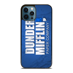 DUNDER MIFFLIN LOGO MARBLE iPhone 12 Pro Max Case Cover