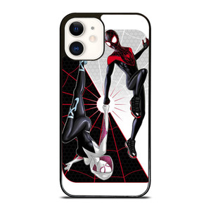 SPIDERMAN MILES MORALES SPIDER GWEN VERSE iPhone 12 Case Cover