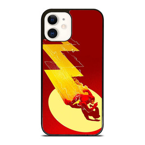 THE FLASH LOGO ART CARTOON iPhone 12 Case Cover THE FLASH LOGO ART CARTOON iPhone 12 Case Cover
