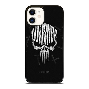 THE PUNISHER SKULL LOGO FRANK CASTLE MARVEL iPhone 12 Case Cover THE PUNISHER SKULL LOGO FRANK CASTLE MARVEL iPhone 12 Case Cover