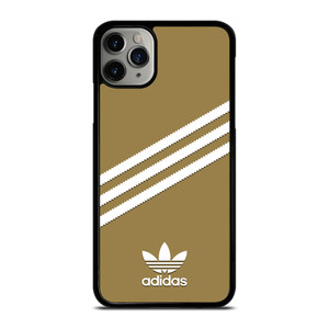ADIDAS ORIGINALS STRIPES BEIGE iPhone 11 Pro Max Case Cover ADIDAS ORIGINALS STRIPES BEIGE iPhone 11 Pro Max Case Cover